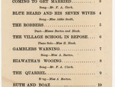 Tableaux at the Music Hall in Manchester&mdash;an evening program featuring tableaux, comedy, songs, and readings.