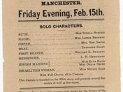 The cantata Ruth! at the Music Hall, featuring soloists, chorus, and orchestra.