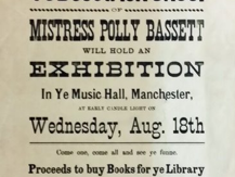 Ye Deestrick Skool exhibition at the Music Hall, presented to raise funds for library books.